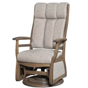 Sierra High Back Swivel Glider - Lapps Dutch Furniture