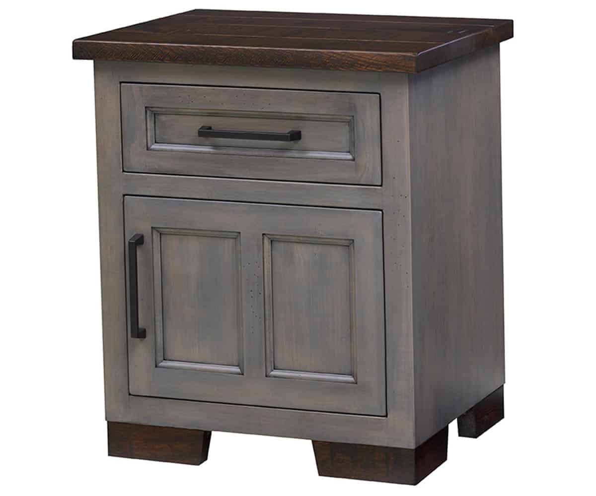 Hudson 1 Door 1 Drawer Nightstand - Lapps Dutch Furniture