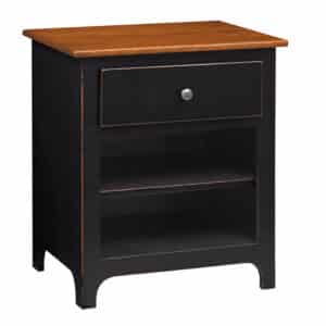 Plymouth 1 Drawer Nightstand with Open Shelf