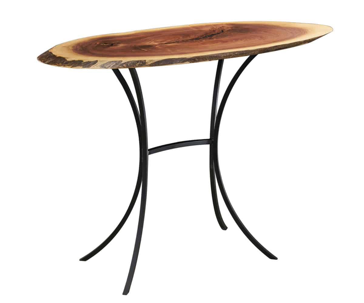 Walnut Oval Sofa Table - Lapps Dutch Furniture