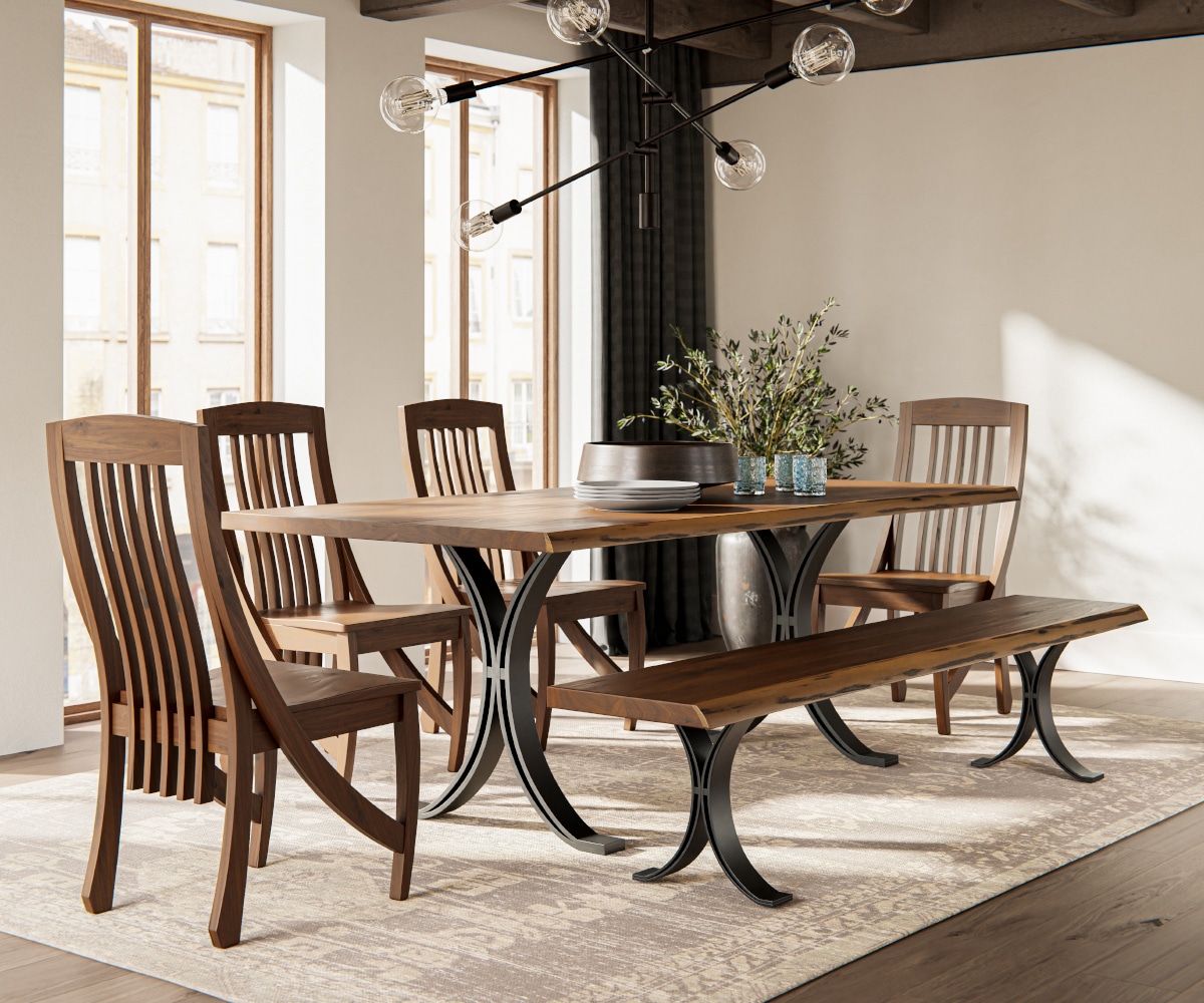 Walnut Dining Table - Lapps Dutch Furniture