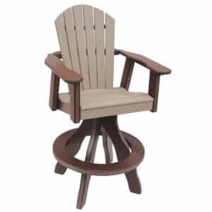 Comfy-Back Swivel Bar Chair