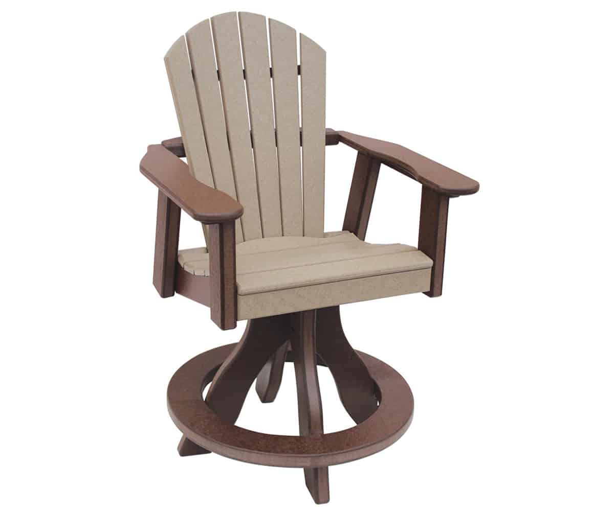 Comfy-Back Swivel Counter Chair - Lapps Dutch Furniture