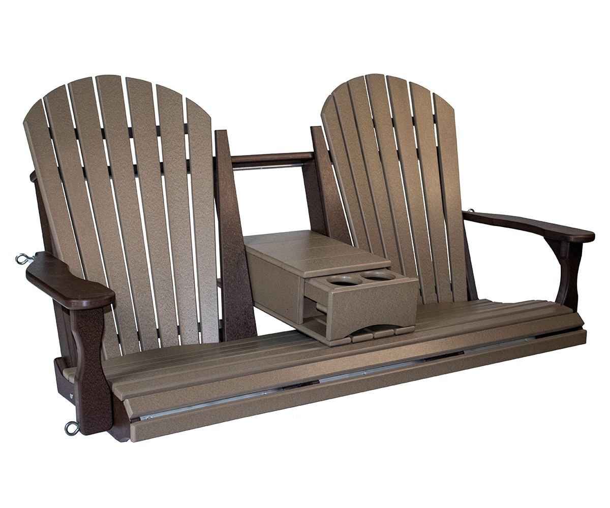 Comfy-Back 5′ Swing With Console - Lapps Dutch Furniture