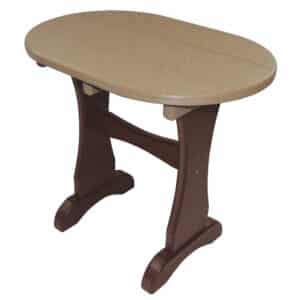 Oval End Table