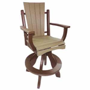 Daisy Square Swivel Bar Chair