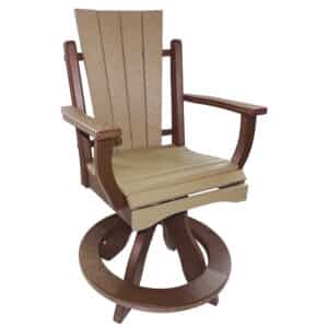 Daisy Square Swivel Counter Chair