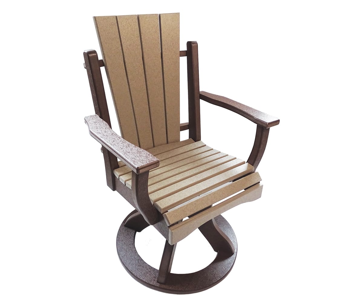 Daisy Square Swivel Dining Chair - Lapps Dutch Furniture