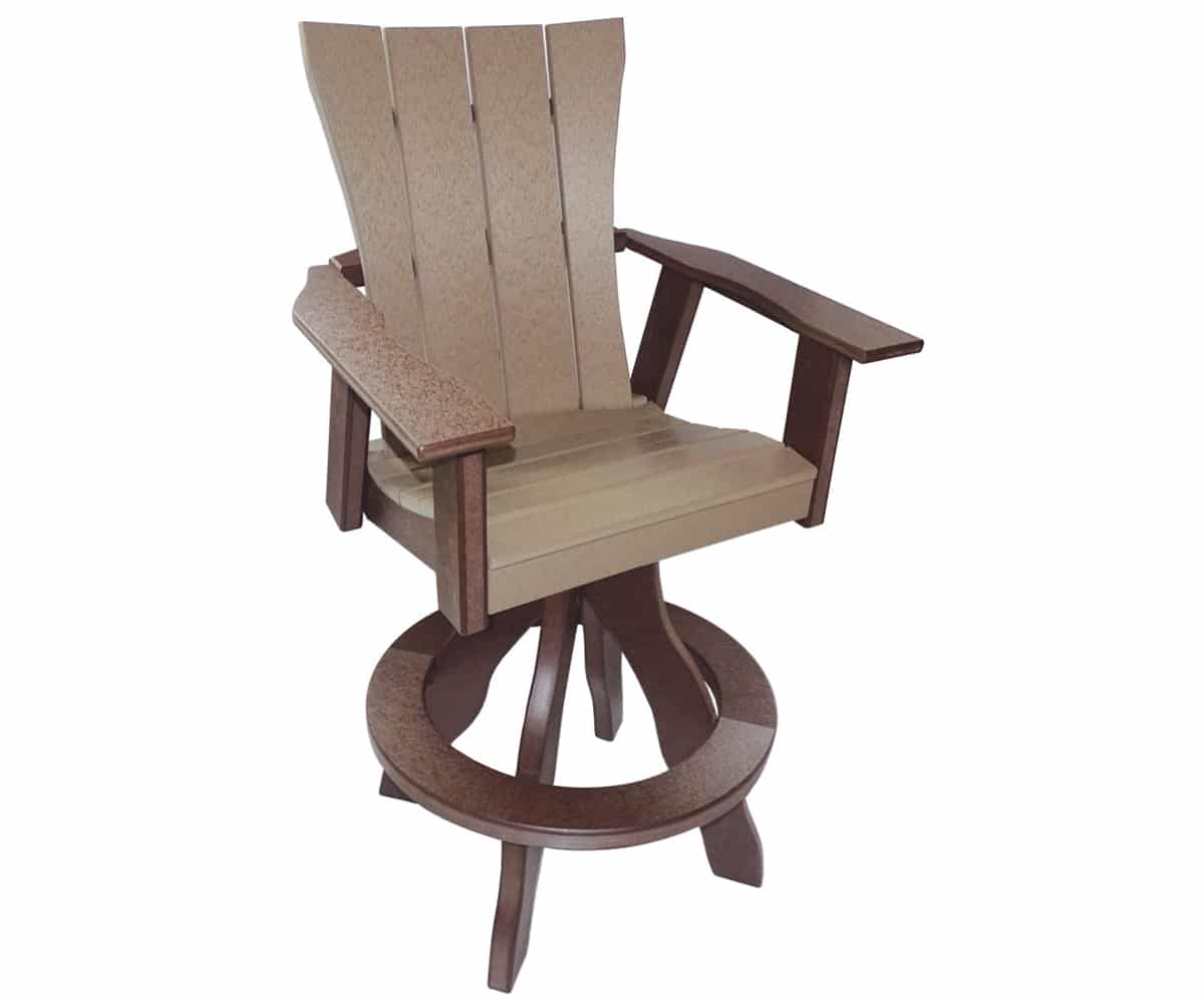 Craftsman Swivel Bar Chair - Lapps Dutch Furniture