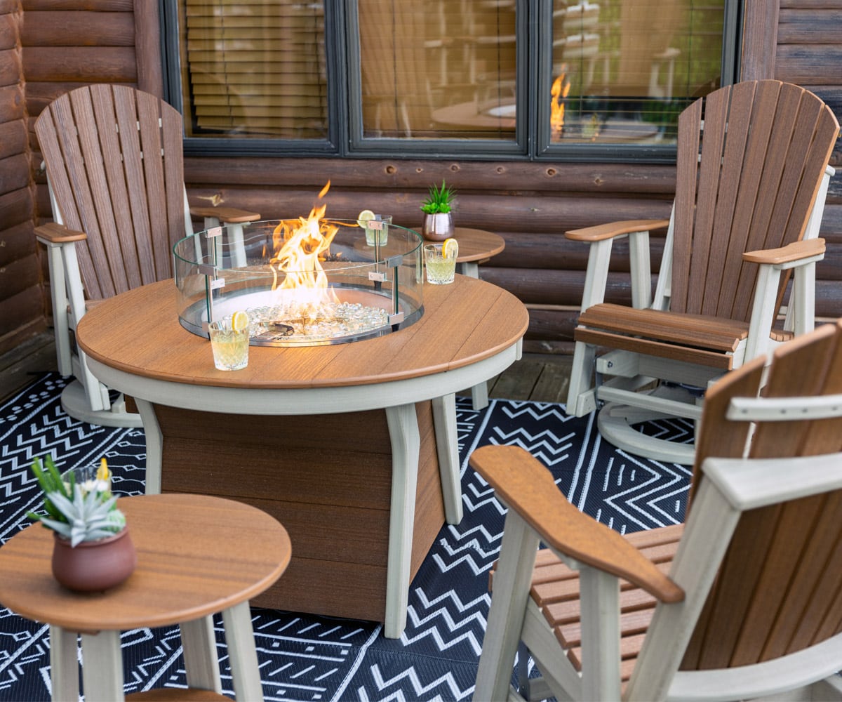 Round Fire Table Collection - Lapps Dutch Furniture