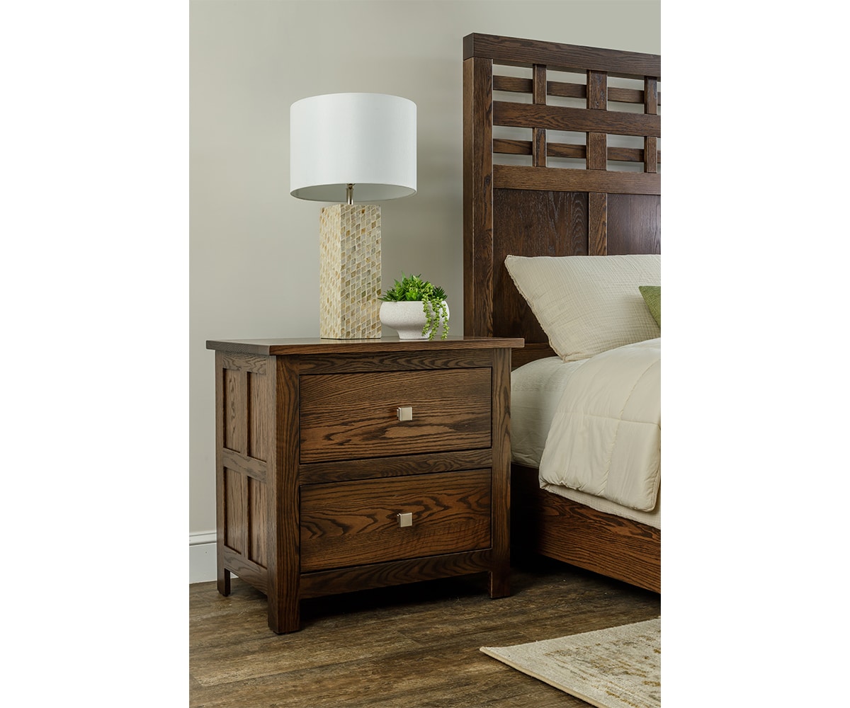 Alto 2 Drawer Nightstand - Lapps Dutch Furniture