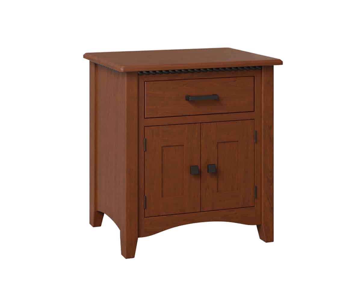 Marie 1 Drawer, 2 Door Nightstand - Lapps Dutch Furniture