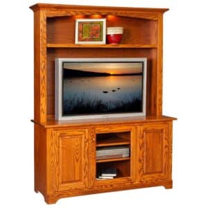 Plasma TV Cabinet with Hutch