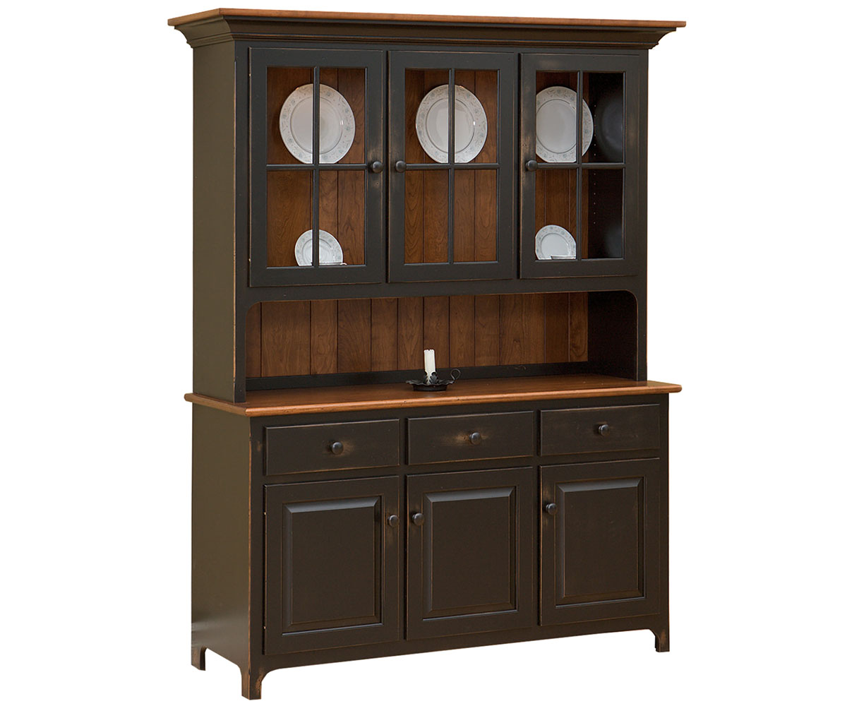 Plymouth 3 Door Hutch - Lapps Dutch Furniture