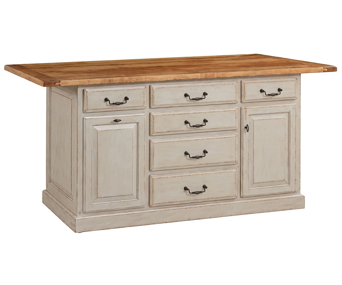 Traditional Island – 78″W - Lapps Dutch Furniture