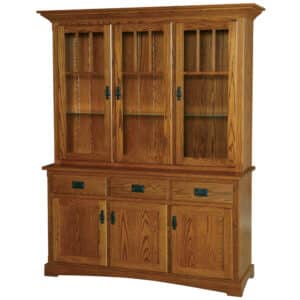 Mission 3 Door Hutch - Full Doors