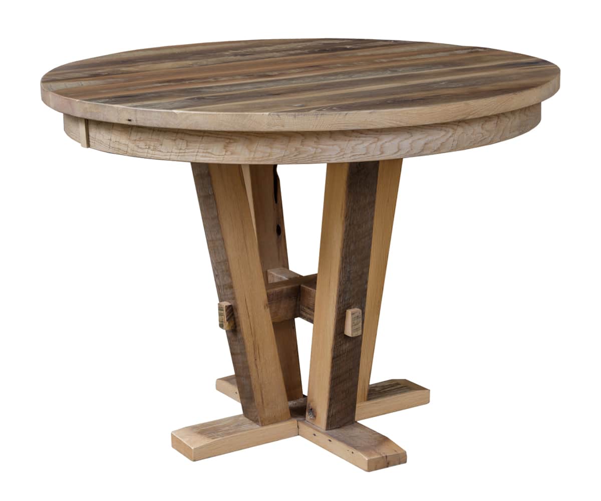 Staunton Single Pedestal Table - Lapps Dutch Furniture